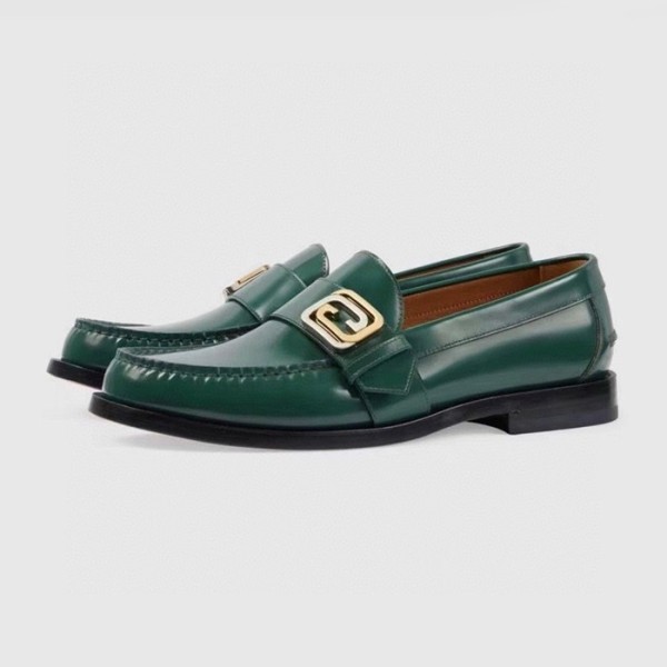 ✨구찌 남성 이니셜 그린 로퍼 - Gucci Mens Green Loafer - gu564x