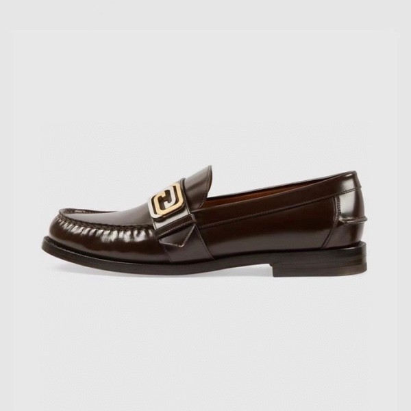 ✨구찌 남성 이니셜 브라운 로퍼 - Gucci Mens Brown Loafer - gu565x