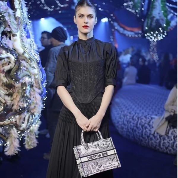 ✨디올 여성 블랙 북토트 - Dior Womens Black Book Tote - di370x