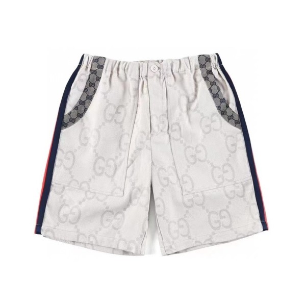 ✨구찌 남성 캐쥬얼 화이트 반바지 - Gucci Mens White Half-pants - gu575x