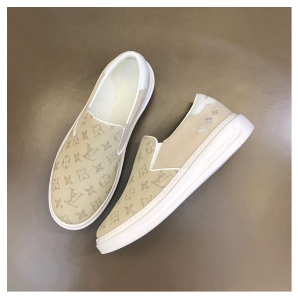 ✨루이비통 남성 모던 베이지 로퍼 - Louis vuitton Mens Beige Loafer - lv743x
