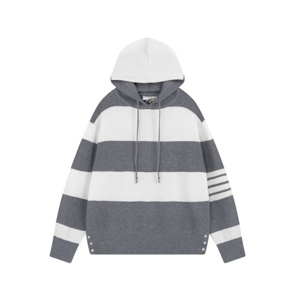 ✨톰브라운 남성 캐쥬얼 그레이 후드티 - ThomBrowne Mens Gray Hoodie - to48x