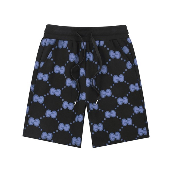 ✨구찌 남성 캐쥬얼 블랙 반바지 - Gucci Mens Black Half-pants - gu597x