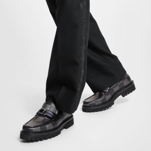 ❤루이비통 남성 블랙 로퍼 - Louis vuitton Mens Black Loafer - lv807x