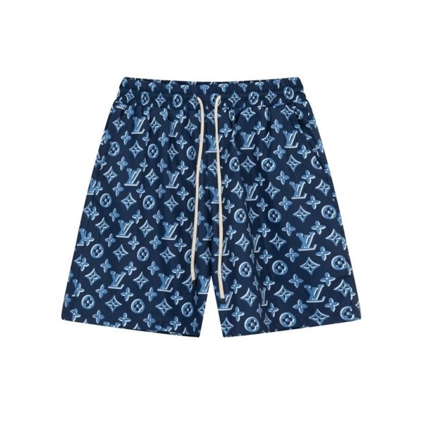 ✨루이비통 남성 블루 반바지 - Louis vuitton Mens Blue Half-pants - lv808x
