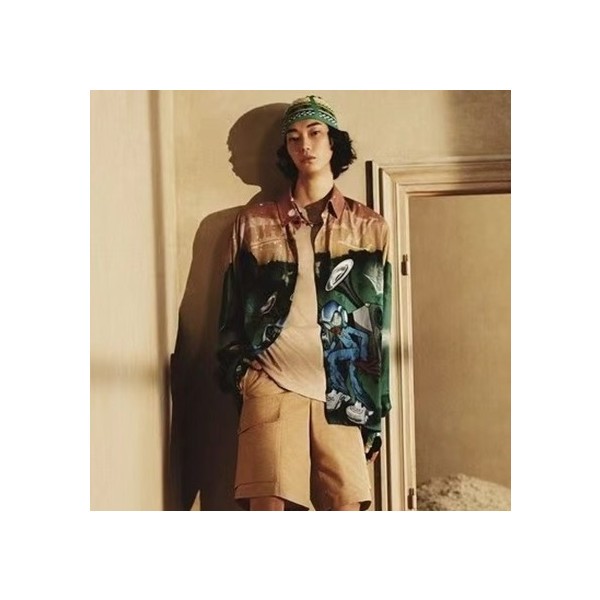 ✨루이비통 남성 그린 셔츠 - Louis vuitton Mens Green Tshirts - lv815x