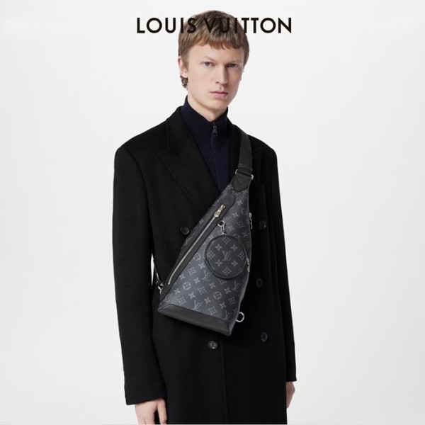 ✨루이비통 남성 블랙 크로스백 - Louis Vuitton Mens Black Cross Bag - lv820x
