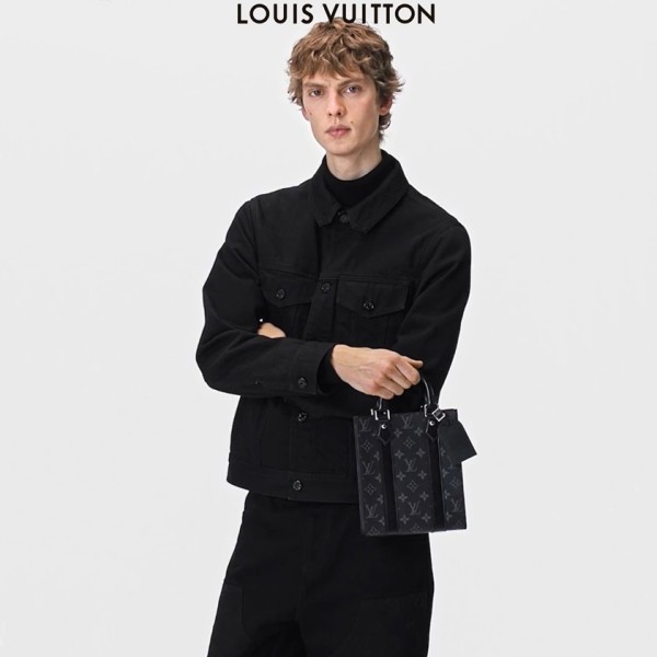 ✨루이비통 남성 블랙 미니 토트백 - Louis Vuitton Mens Black Tote Bag - lv828x