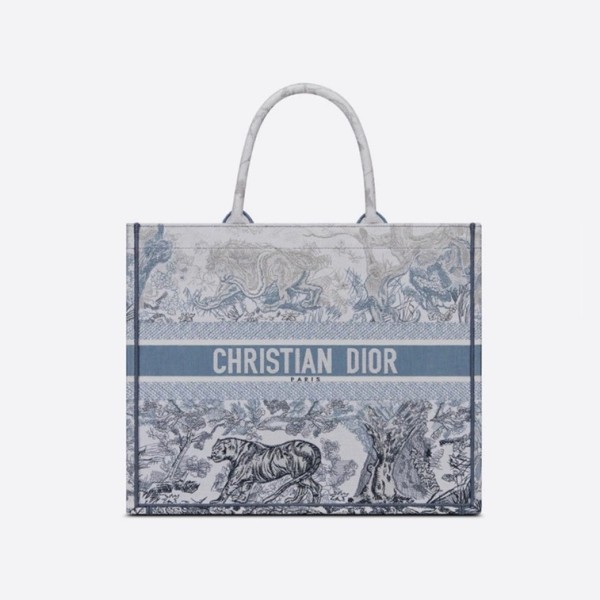 ✨디올 여성 블루 북토트 - Dior Womens Blue Book Tote - di433x