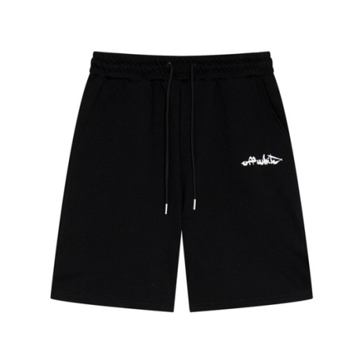 ❤오프화이트 남성 블랙 캐쥬얼 반바지 - Off white Mens Black Half-pants - of48x