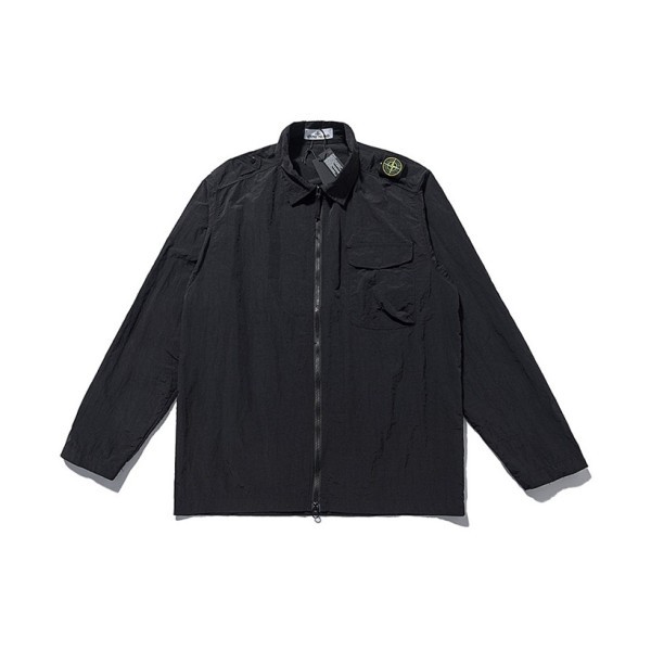 ✨스톤아일랜드 남성 캐쥬얼 블랙 자켓 - Stone Island Mens Black  Jackets - st63x