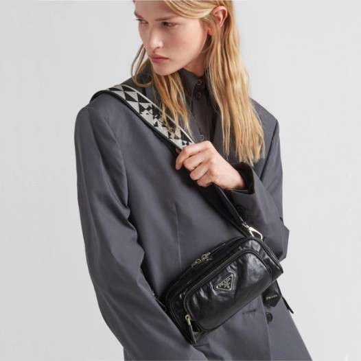 ❤프라다 여성 블랙 숄더백 - Prada Womens Black Shoulder Bag - pr454x