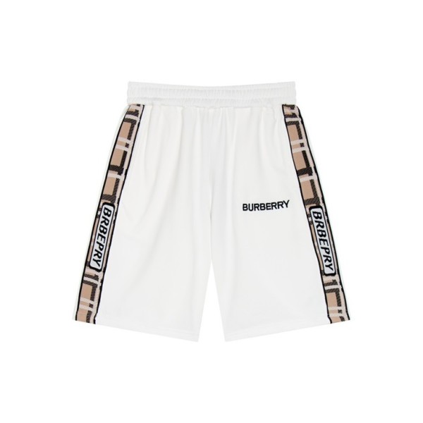 ✨버버리 남성 캐쥬얼 화이트 반바지 - Burberry Mens White Half-pants - bu163x
