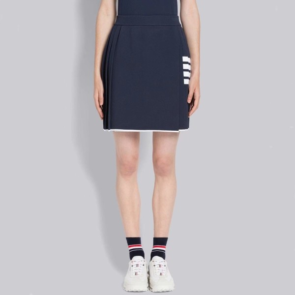 ✨톰브라운 여성 네이비 스커트 - Thom Browne Womens Navy Skirts - th56x