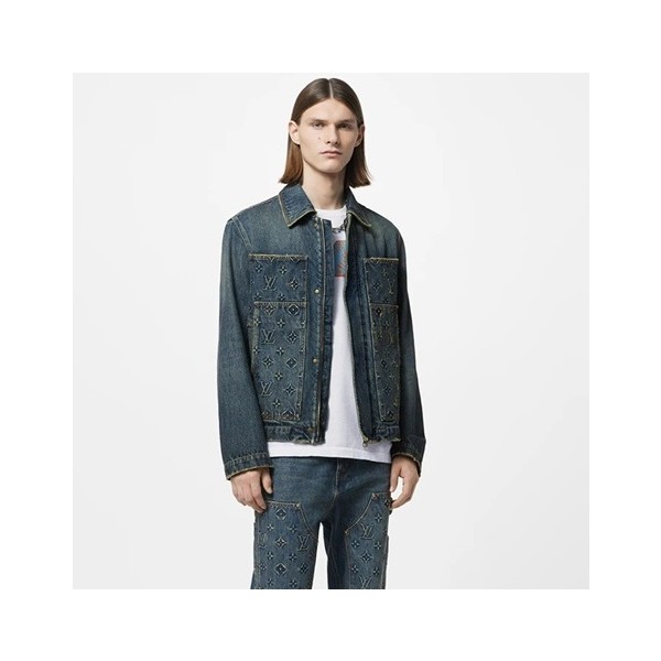 ✨루이비통 남성 캐쥬얼 블루 자켓 - Louis vuitton Mens Blue Jackets - lv905x