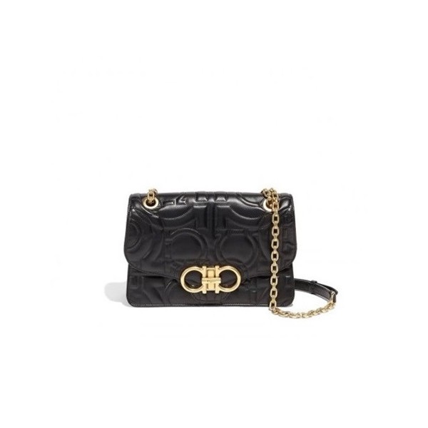 ✨페라가모 여성 블랙 크로스백 - Ferragamo Womens Black Cross Bag - sf13x