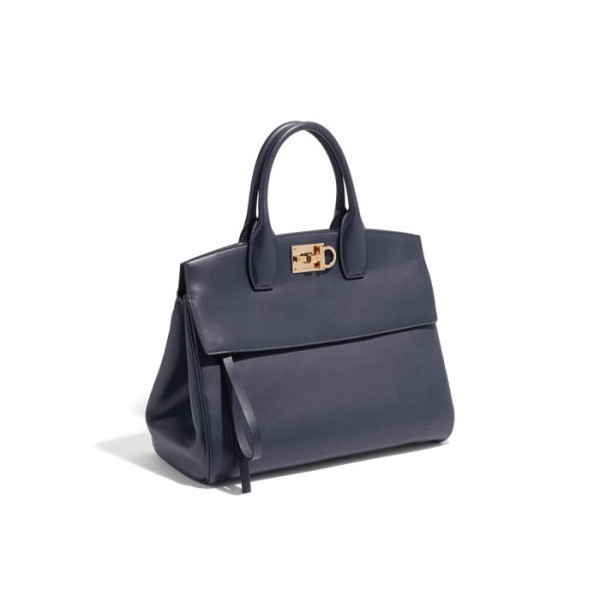 ✨페라가모 여성 네이비 토트백 - Ferragamo Womens Navy Tote Bag - sf55x