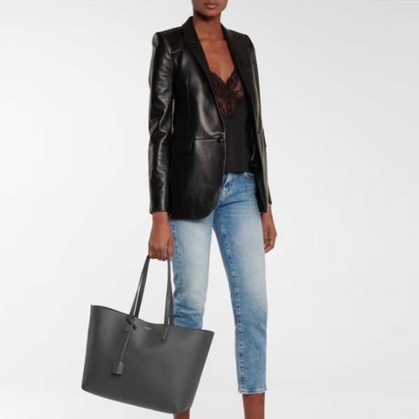 ✨입생로랑 여성 그레이 쇼핑백 - Saint Laurent Womens Gray Shopping Bag - ysl799x