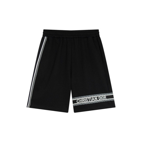 ✨디올 남성 캐쥬얼 블랙 반바지 - Dior Mens Black Half-pants - di473x
