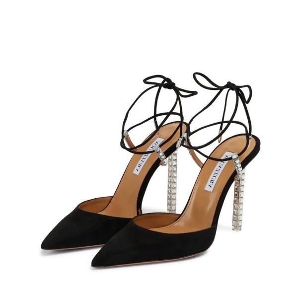 ✨아쿠아주라 여성 블랙 하이힐 - Aquazzura Womens Black High-heels - aq19x