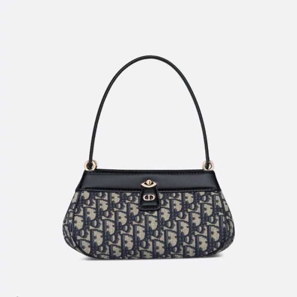 ✨디올 여성 오블리크 숄더백 - Dior Womens Navy Shoulder Bag - di487x