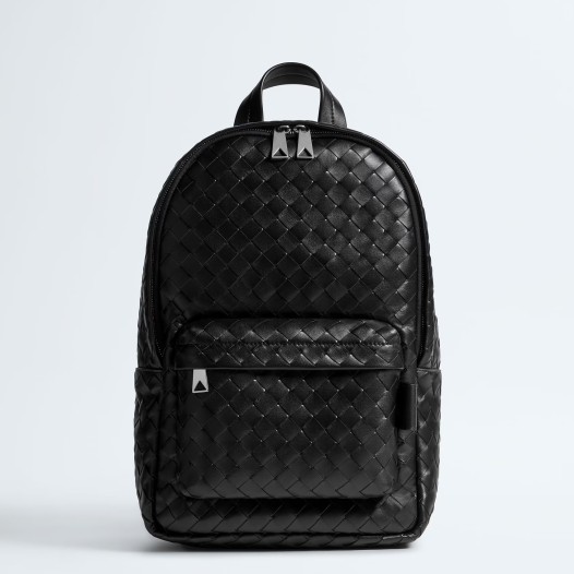 ★보테가베네타 남성 스몰 인트레치아토 블랙 백팩 - Bottega veneta Mens Black Back Pack - bv73x