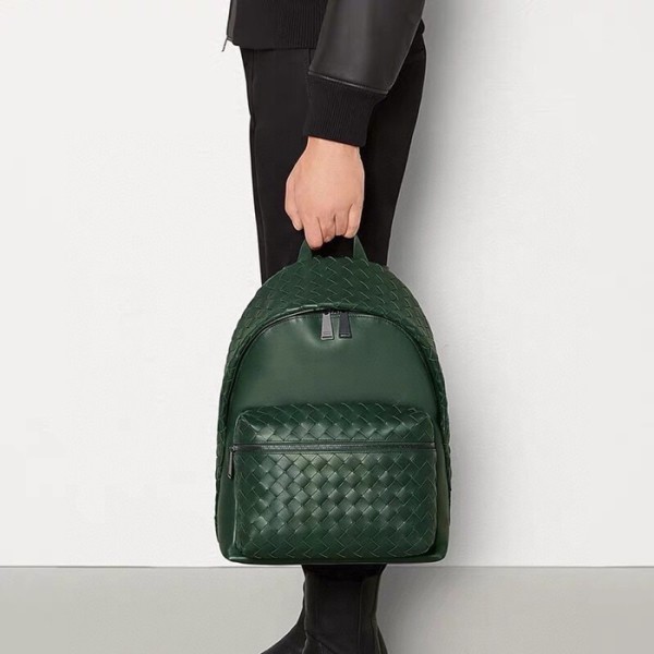 ✨보테가베네타 남성 클래식 그린 백팩 - Bottega veneta Mens Green Back Pack - bv75x