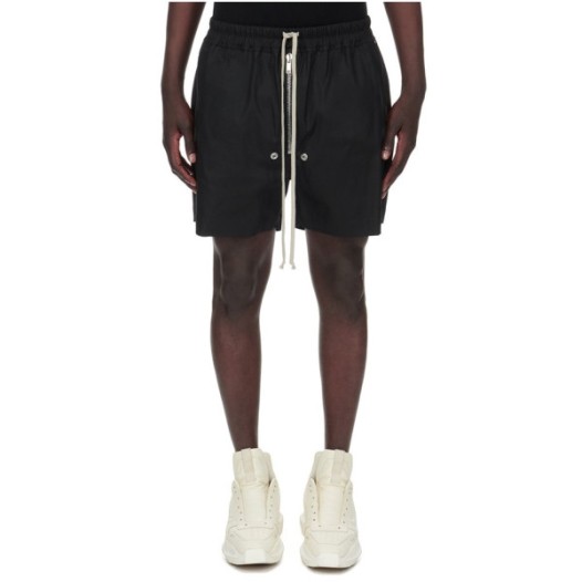 ❤릭오웬스 남성 블랙 반바지 - Rick Owens Mens Black Half-pants - ric124x