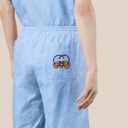 ❤구찌 남성 캐쥬얼 블루 반바지 - Gucci Mens Blue Half-pants - gu742x