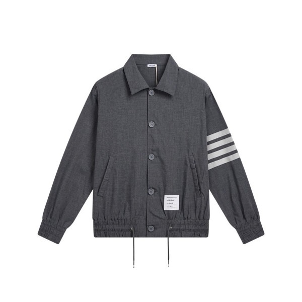 ✨톰브라운 남성 그레이 자켓 - Thom Browne Mens Gray Jackets - th64x
