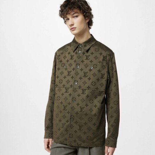 ❤루이비통 남성 카키 셔츠 - Louis vuitton Mens Khaki Tshirts - lv1165x