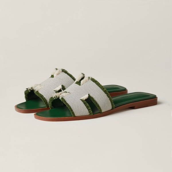 ✨에르메스 여성 그린 오란 - Hermes Womens Green Slipper - he191x