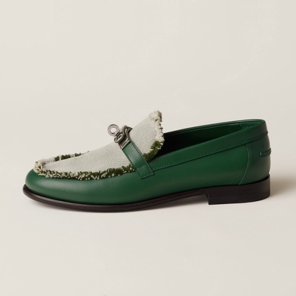 ✨에르메스 여성 그린 로퍼 - Hermes Womens Green Loafer - he192x