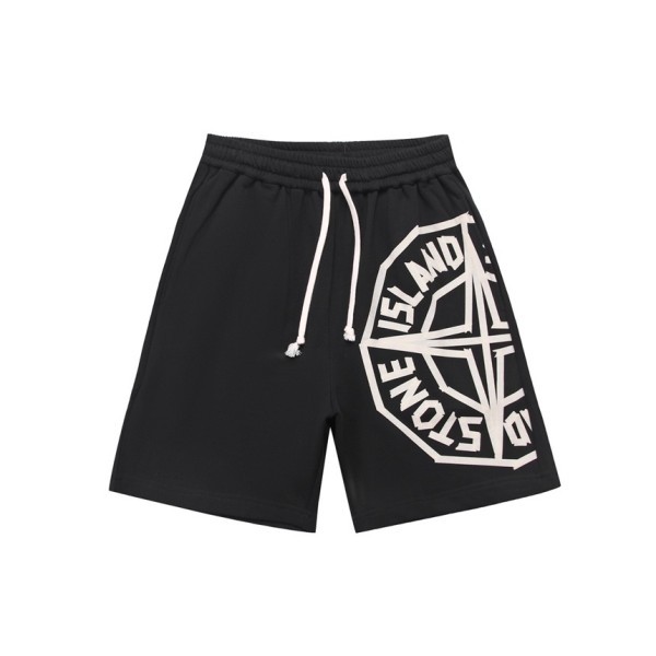 ✨스톤아일랜드 남성 캐쥬얼 블랙 반바지 - Stone Island Mens Black Half-pants - st83x