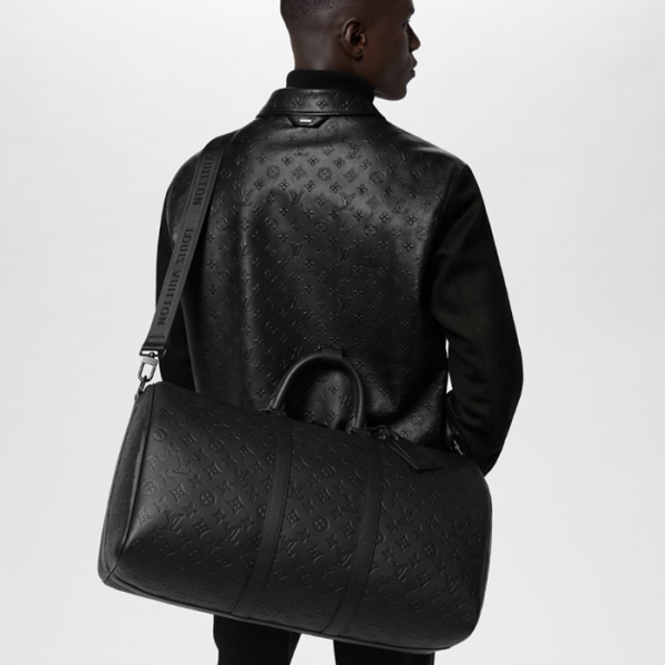 ✨루이비통 남성 블랙 키폴 - Louis vuitton Mens Black Keepall - lv1196x