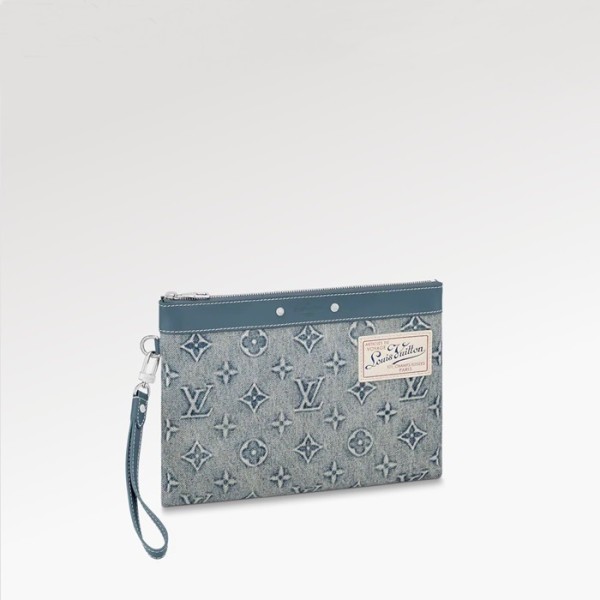 ✨루이비통 남성 블루 클러치 - Louis vuitton Mens Blue Clutch - lv1198x