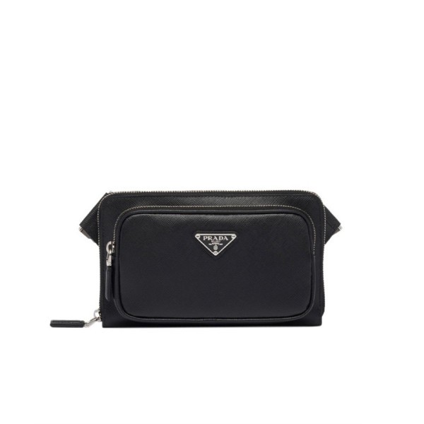 ✨프라다 남성 블랙 벨트백 - Prada Mens Black Belt Bag - pr552x
