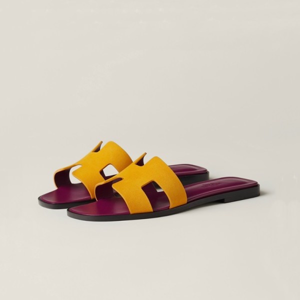 ✨에르메스 여성 옐로우 오란 - Hermes Womens Yellow Slipper - he199x
