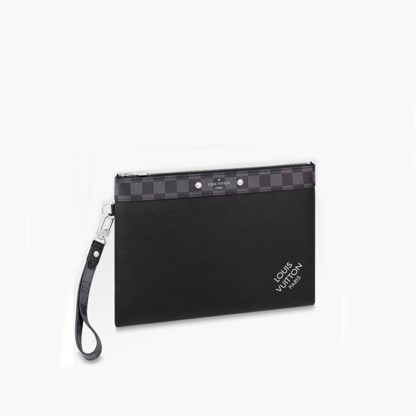 ✨루이비통 남성 블랙 클러치 - Louis vuitton Mens Black Clutch - lv1236x