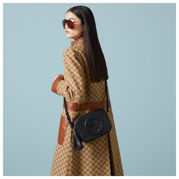 ✨구찌 여성 블랙 GG 크로스백 - Gucci Womens Black GG Cross Bag - gu782x