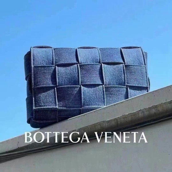 ✨보테가베네타 남성 블루 카세트백 - Bottega Veneta Mens Blue Cassette Bag - bv87x