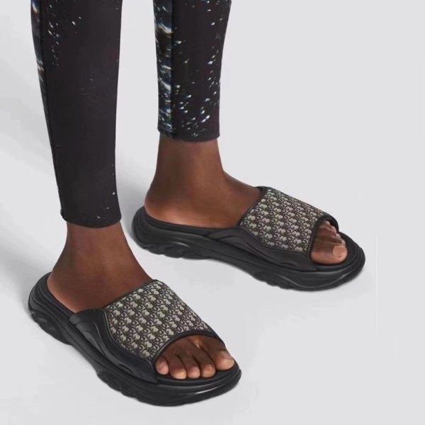 ✨디올 남성 블랙 슬리퍼 - Dior Mens Black Slippers - di554x