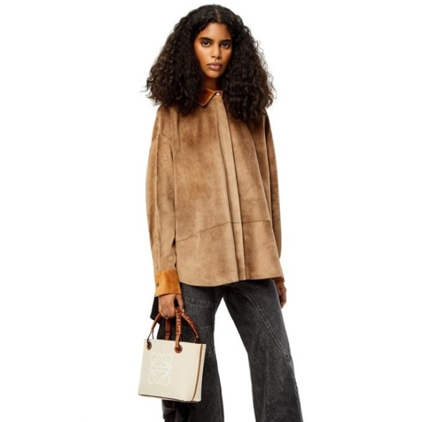 ✨로에베 여성 베이지 토트백 - Loewe Womens Beige Tote Bag - loe763x