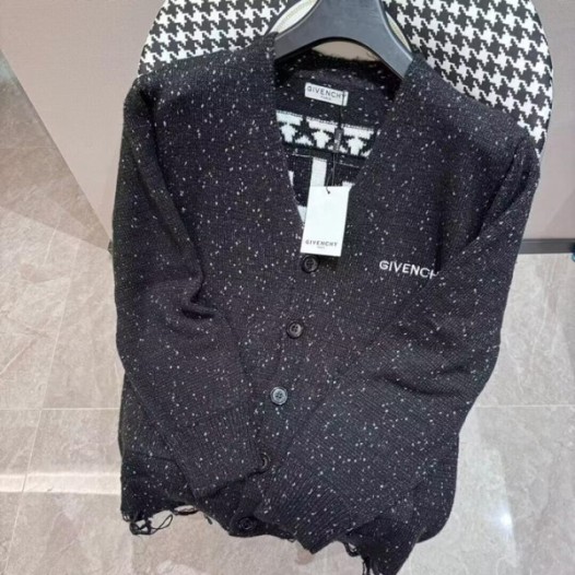 ❤지방시 남성 베이직 블랙 가디건 - Givenchy Mens Black Cardigan - gi307x