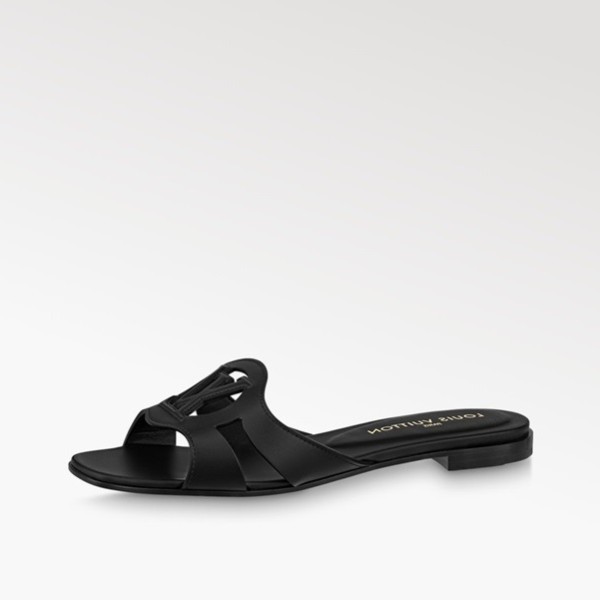 ✨루이비통 여성 블랙 슬리퍼 - Louis vuitton Womens Black Slippers - lv1489x