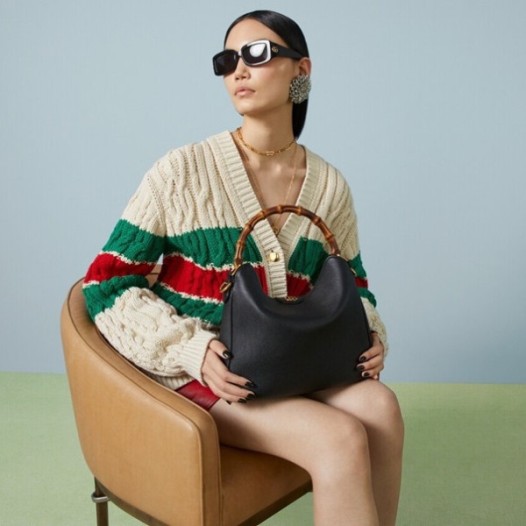 ❤구찌 여성 블랙 디아나 토트백 - Gucci Womens Black Diana Tote Bag - gu822x