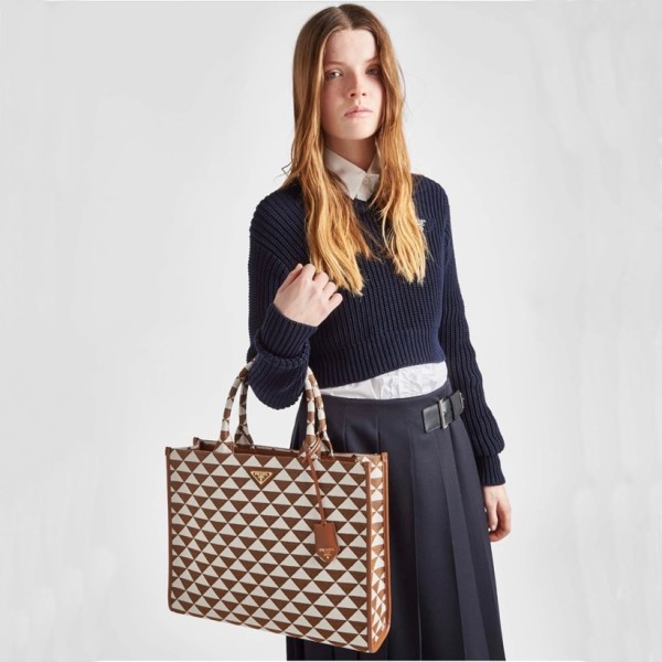 ✨프라다 여성 카멜 토트백 - Prada Womens Camel Tote Bag - pr613x