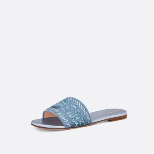 ❤디올 여성 블루 샌들 - Dior Womens Blue Sandals - di568x