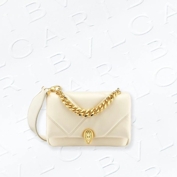 ✨불가리 여성 화이트 크로스백 - Bvlgari Womens White Cross Bag - bvl04x