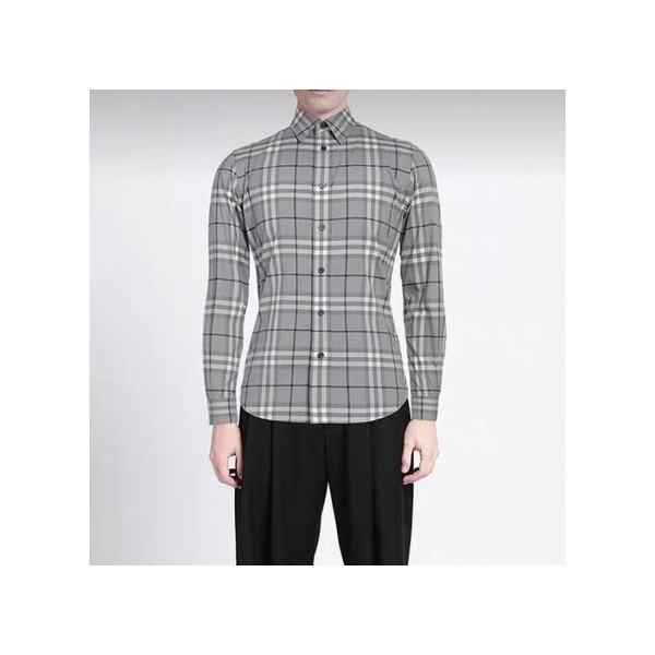 ✨버버리 남성 그레이 셔츠 - Burberry Mens Gray Shirts - bu222x